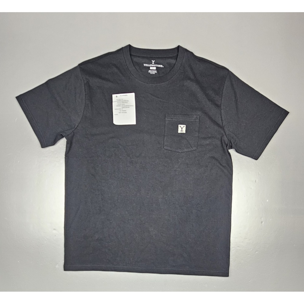 Yellowstone Dutton Ranch T-Shirt Mens Large. Black Promo Sample TV Show. NWT